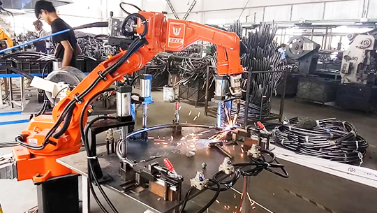 trampoline frame welding