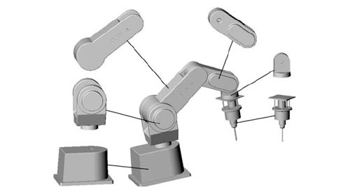 Jointed deals arm robot