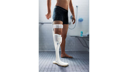 Shower prosthetic leg