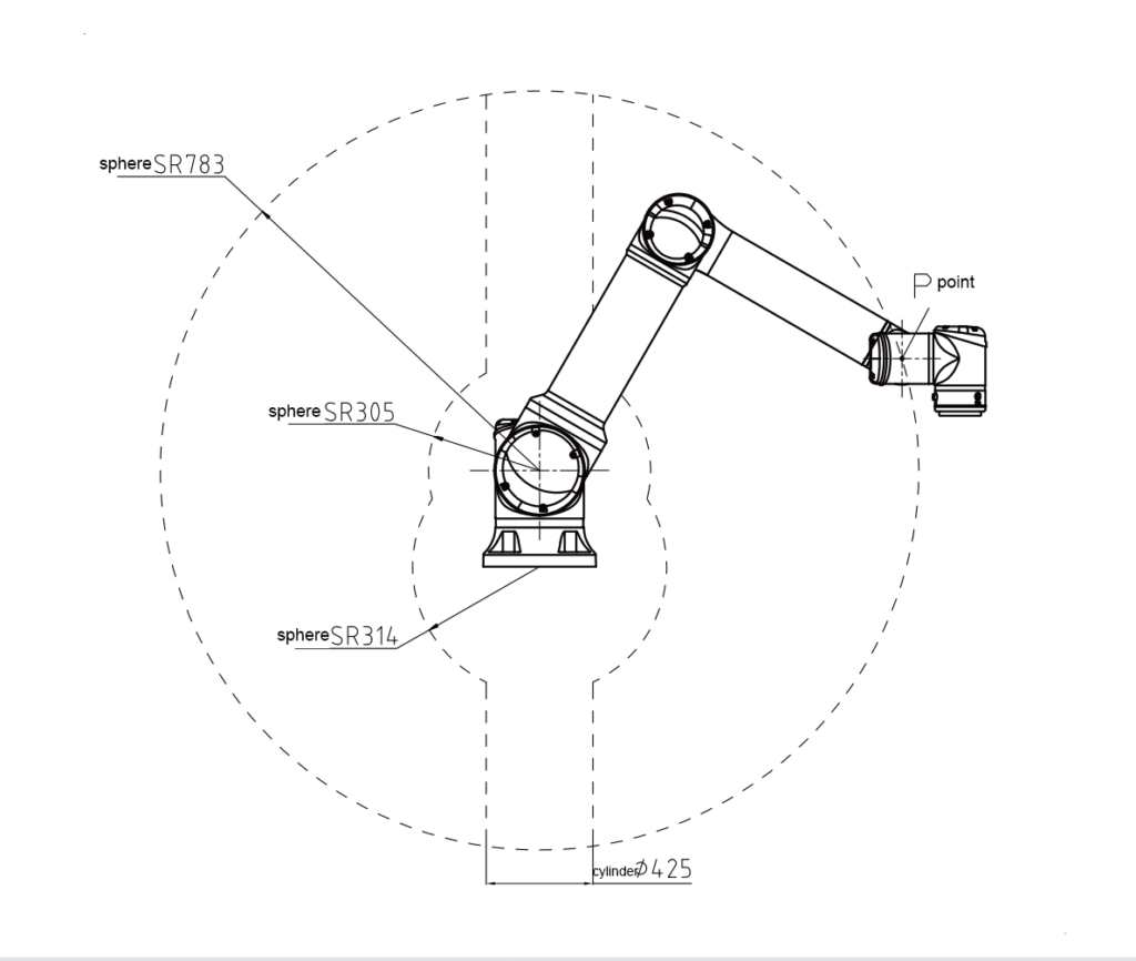 3kg Payload 620mm Reaching Distance 6 Axis Collaborative Robot Arm ...