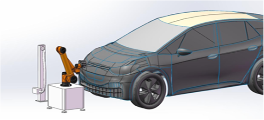 EVA400 Automatic Charging Robot Installation Effect Front VIew