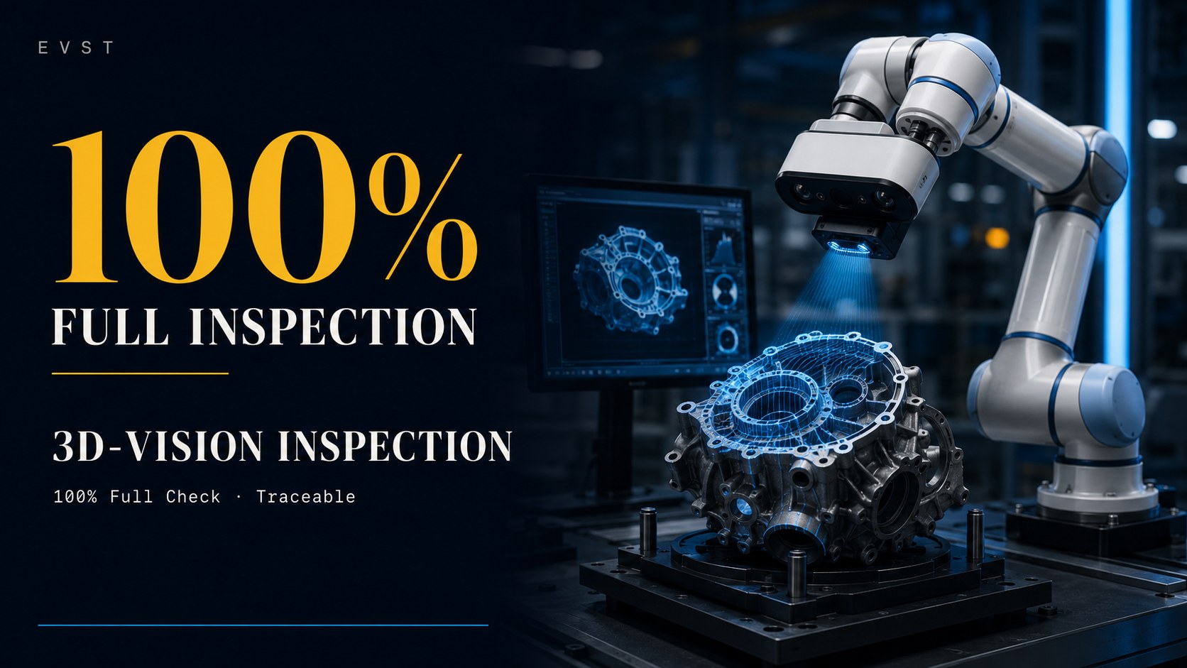 Collaborative Robot 3D-Vision Inspection Cell — Powertrain End-of-Line