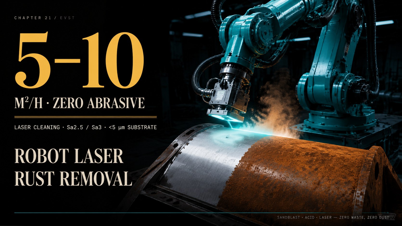 Sandblasting and Acid Rust Removal Are Becoming Compliance Liabilities. Here's the Math on Laser Cleaning.