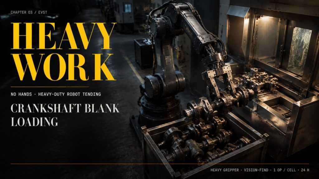 automated crankshaft blank loading heavy machine tending hero 1