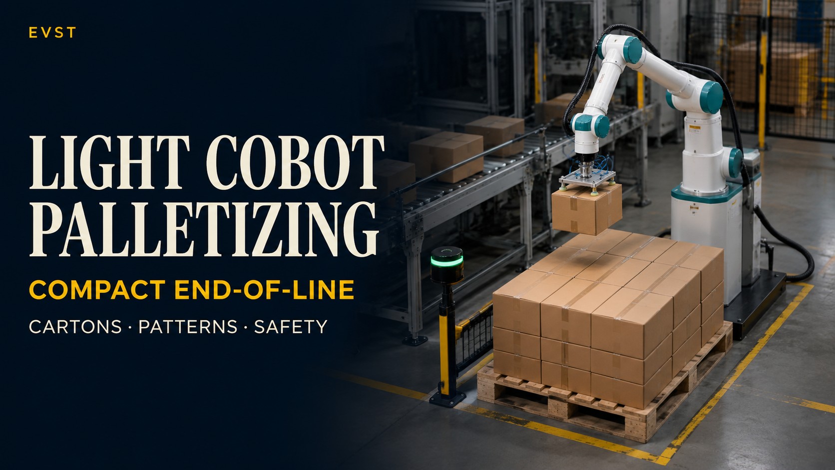 Generated cover for light cobot palletizing cell