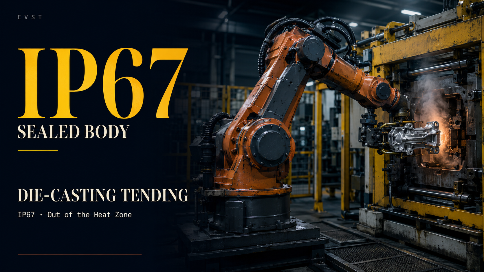 robot die casting tending ip67
