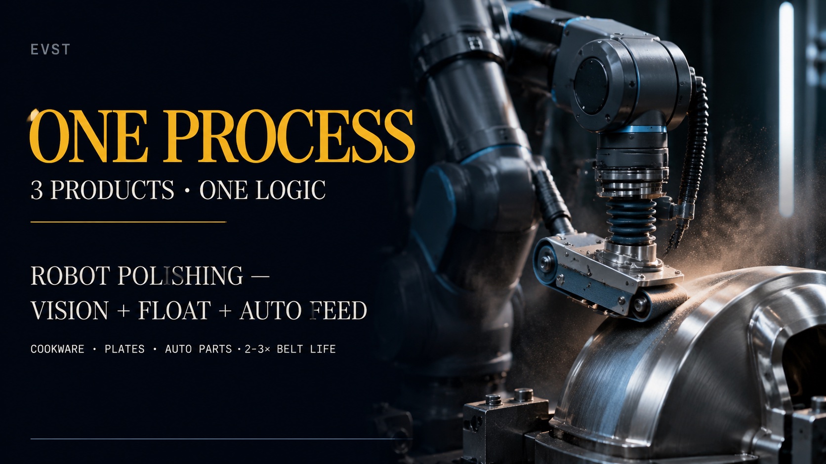 robot polishing one process three products cover