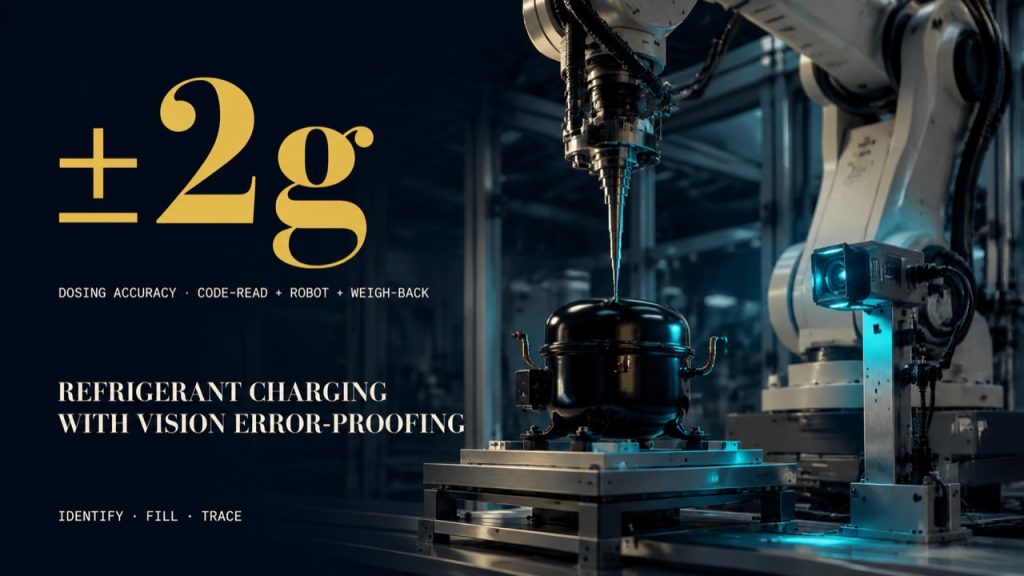 robotic refrigerant charging vision error proofing hero