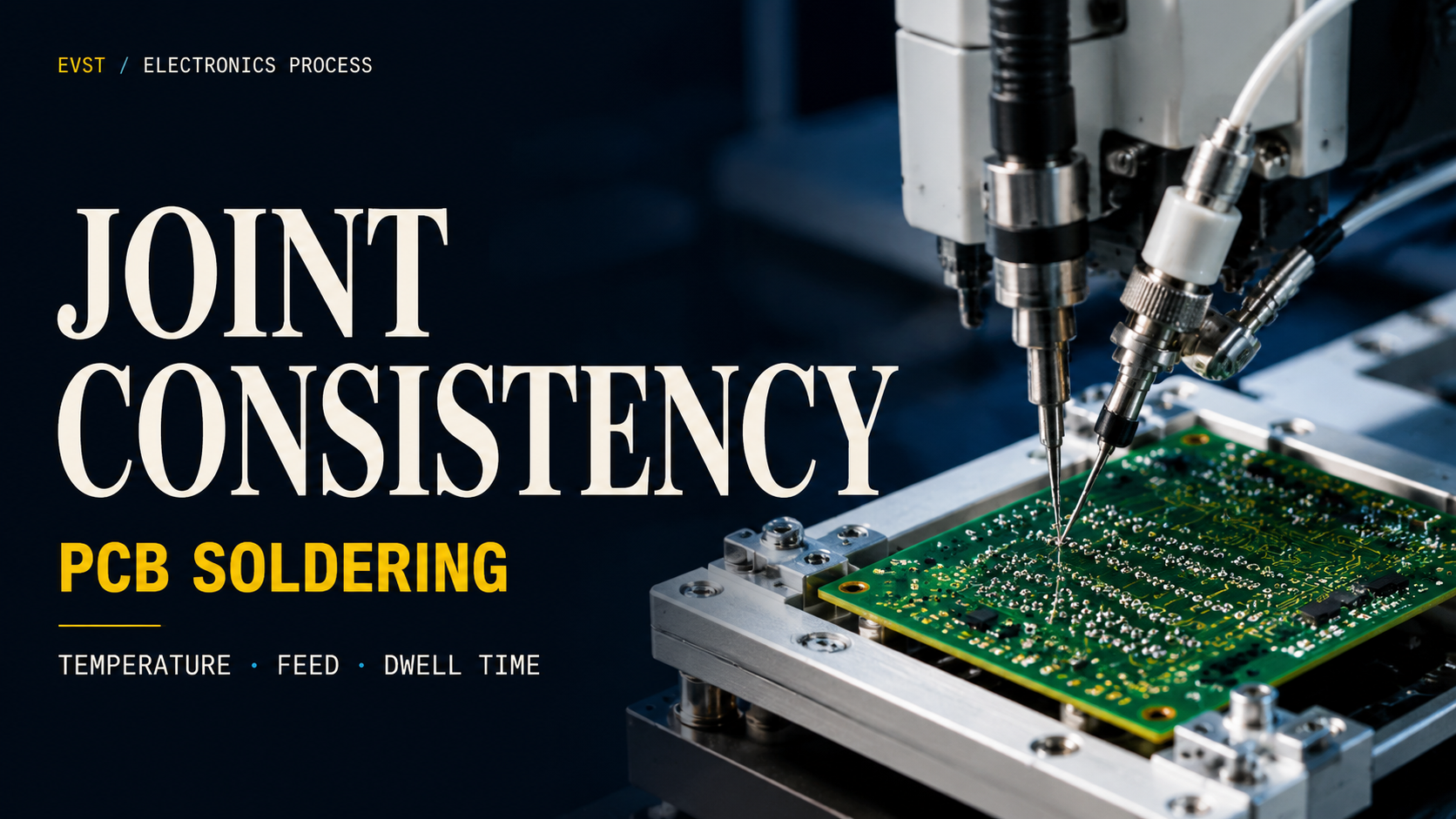 Robotic Soldering for PCB Work: How to Control Joint Consistency