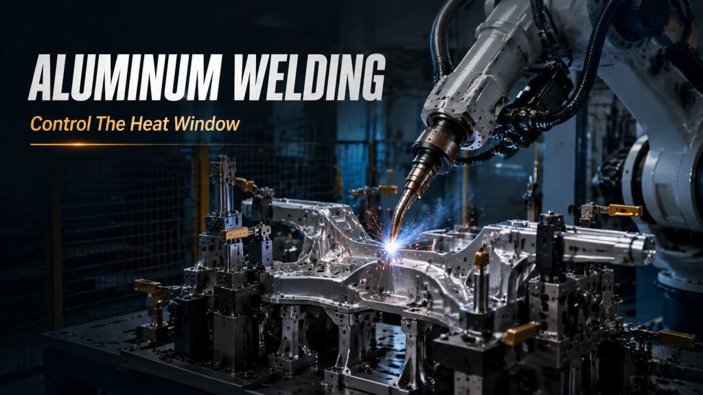 Aluminum Welding Robot Cell: Control Torch Angle, Fixture Datum, And Heat Input