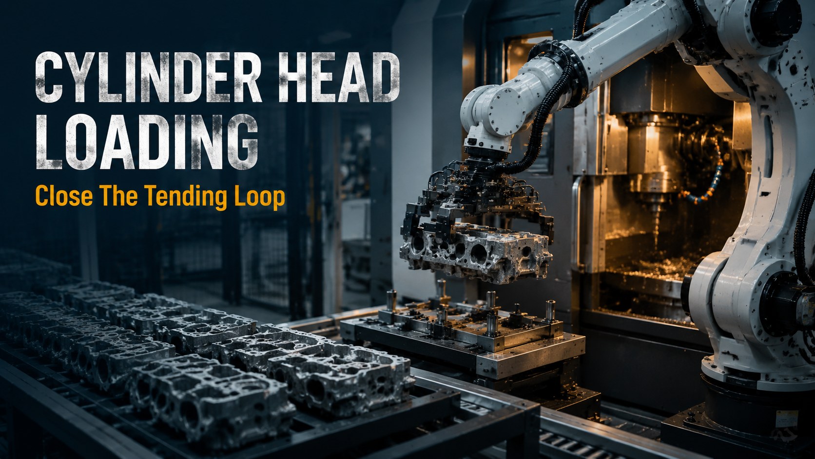 Cylinder Head Robot Loading: Close The Loop Between Locating, Gripping, And Machine Takt