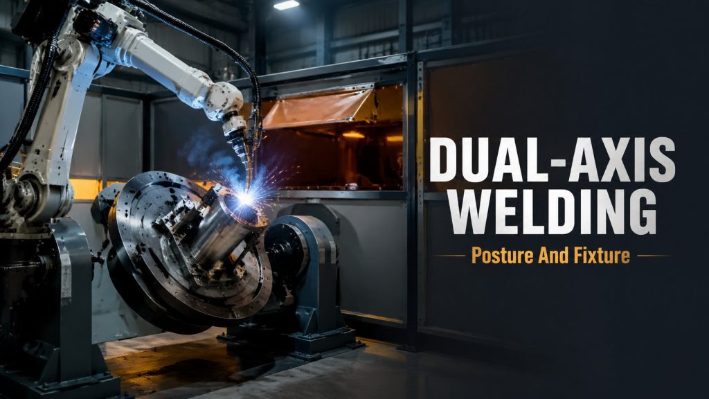 Dual-Axis Welding Positioner Cell: Control Posture, Robot Standpoint, And Fixture Window