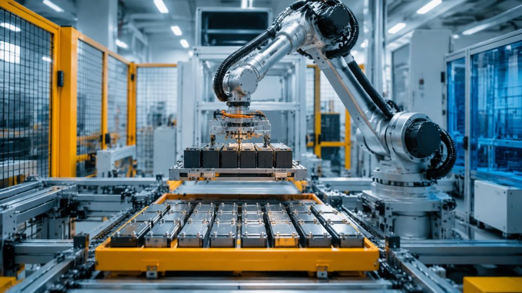 Lithium Battery Material Transfer Cell: Control Tray Datum, Pick-Place Takt, And Safety Distance
