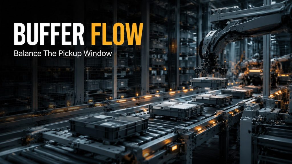 Miniload Buffer Feed: How To Keep Robot Picking Stable