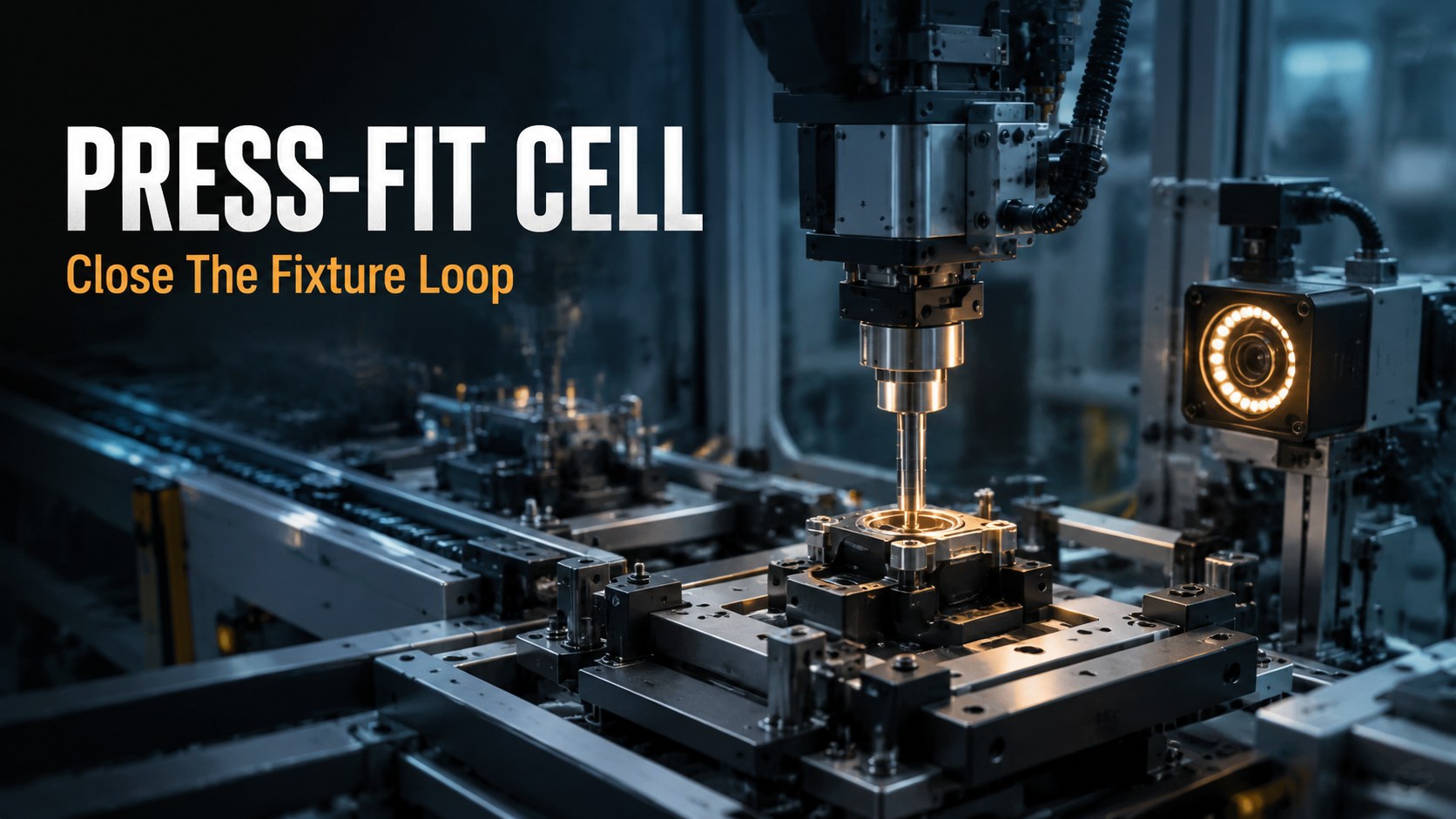 Press-Fit Automation Cell: Close The Loop Between Fixture, Press Path, And Inspection