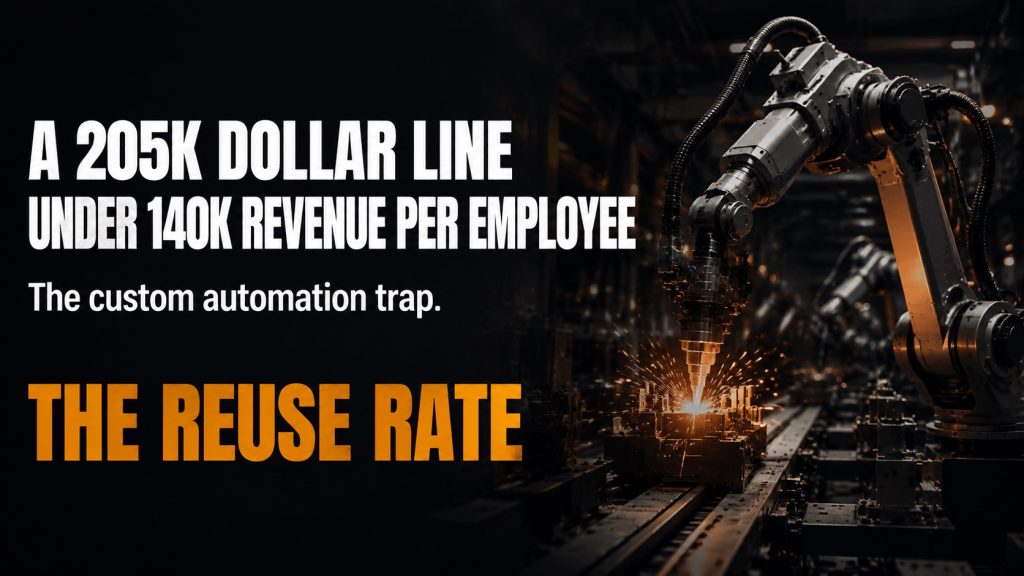 Why Automation Integrators Have Low Revenue Per Employee — And What Actually Separates the Good Ones