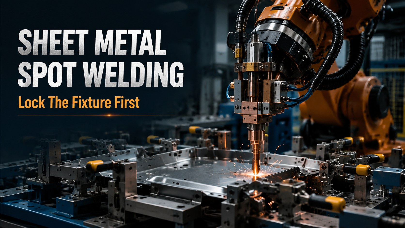 Sheet Metal Spot Welding Robot Cell: Control Fixture, Weld Sequence, And Handling Window