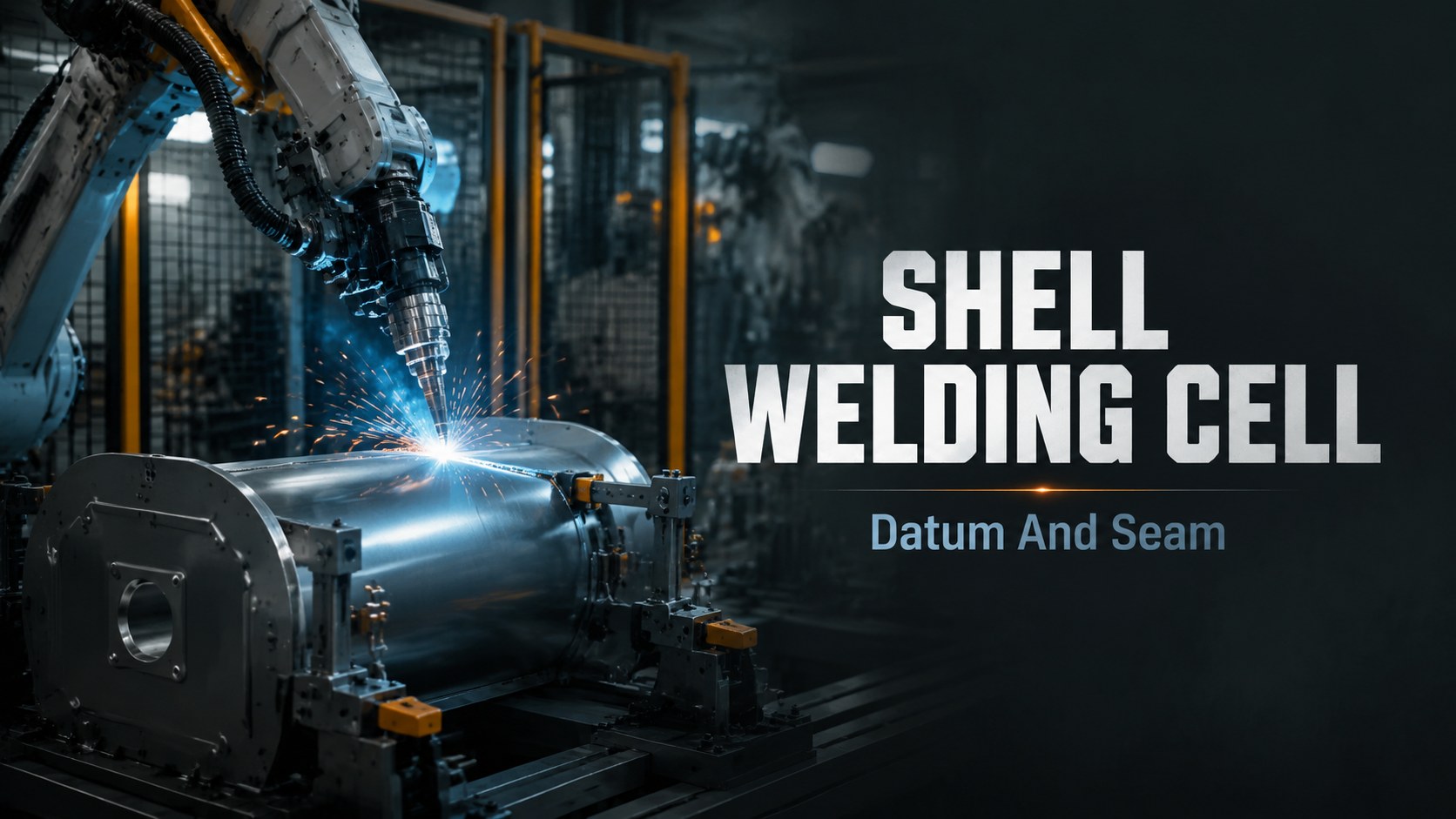 Water Heater Shell Welding Cell: Control Datum, Seam Access, And Production Handoff
