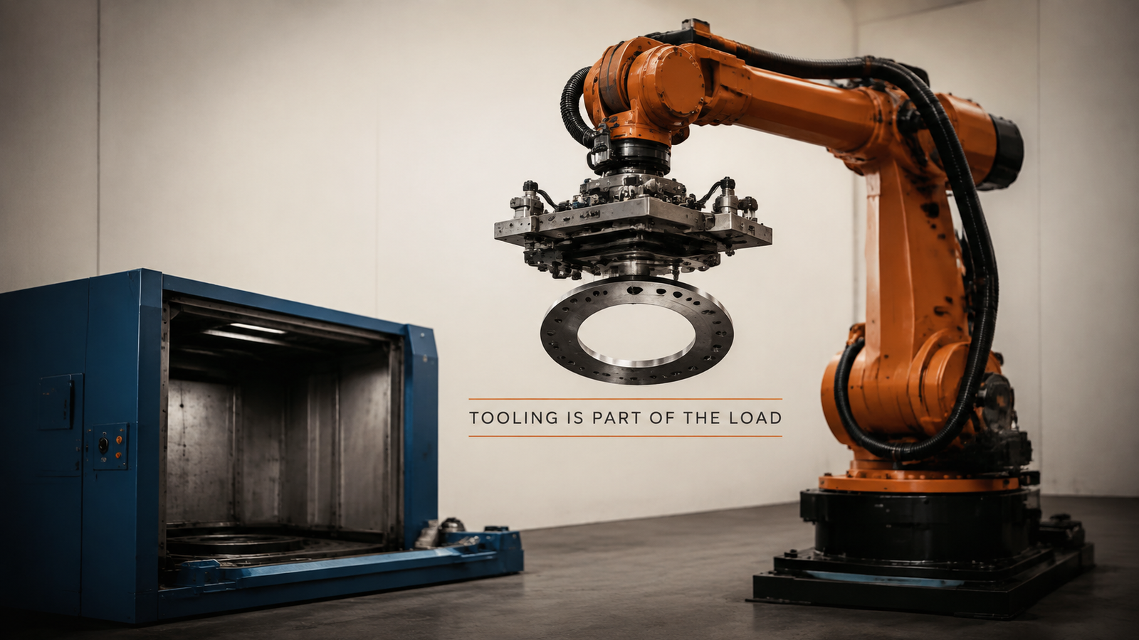 Editorial industrial automation illustration for Robot Payload: Why the Gripper Belongs in It