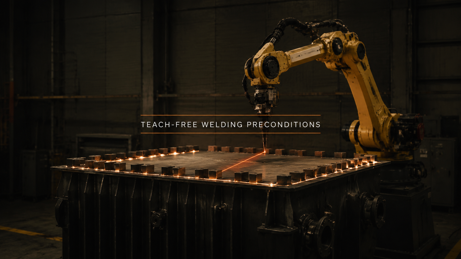 Editorial industrial automation illustration for Teach-Free Welding: Where It Actually Holds Up