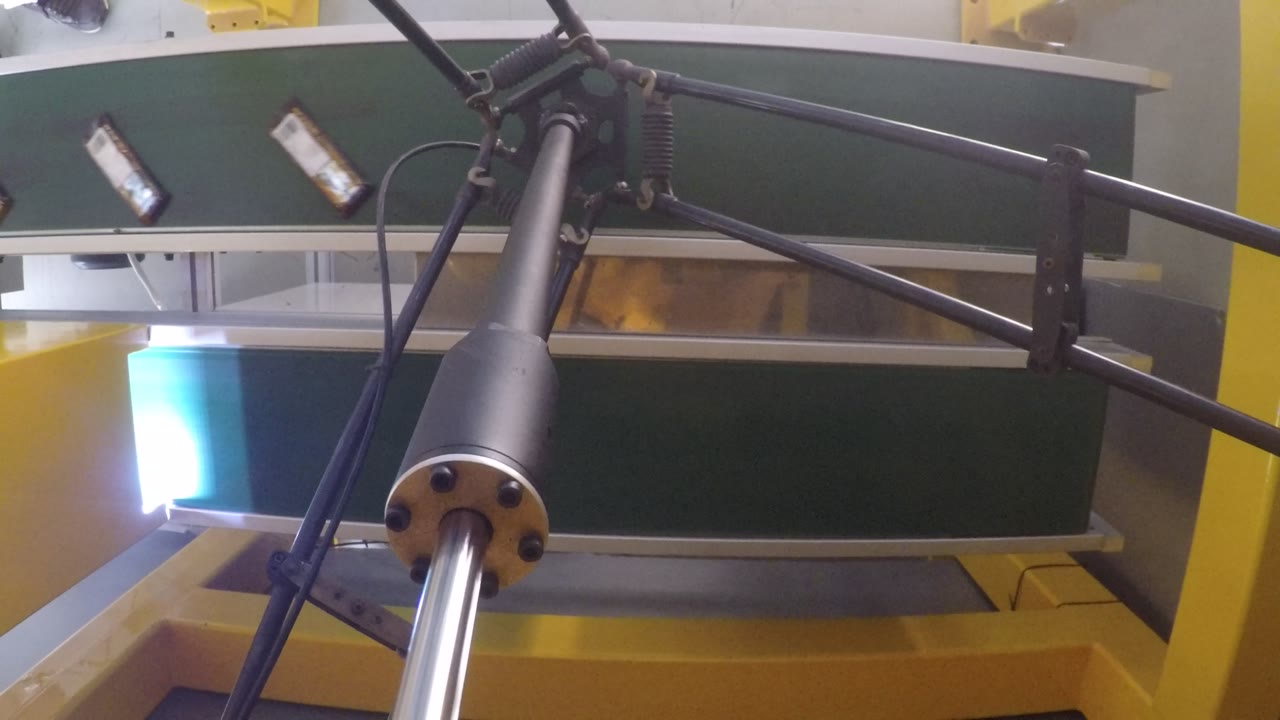 A light bar along the belt edge
