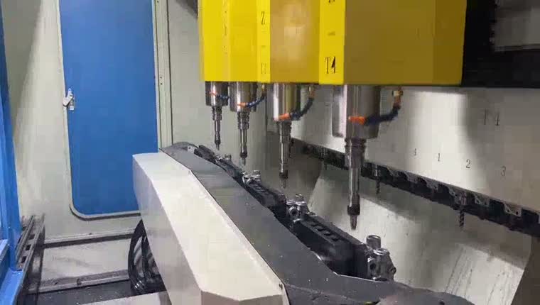Tool and fixture arrangement inside a dedicated machine