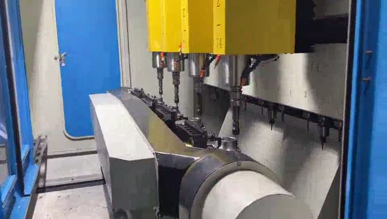 Dedicated machine with multiple tool positions