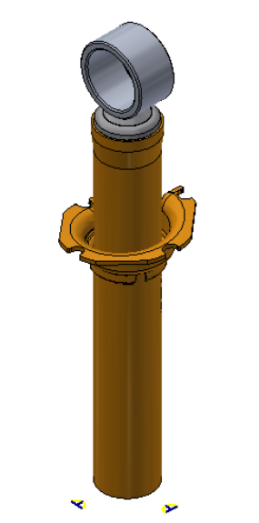 Shock absorber lower guard plate component