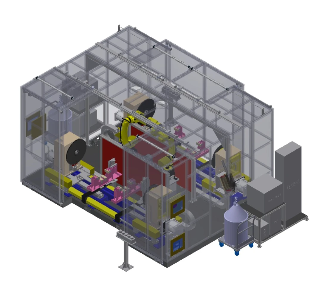 Light and medium workpiece cell configuration
